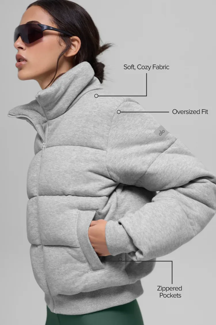 Jaqueta Puffer Moletom