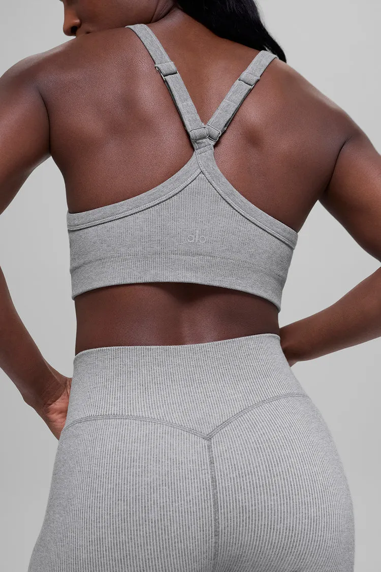 Top Seamless Two Tone Rib