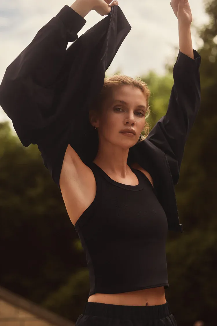 Blusa Goddess Ribbed Go-to