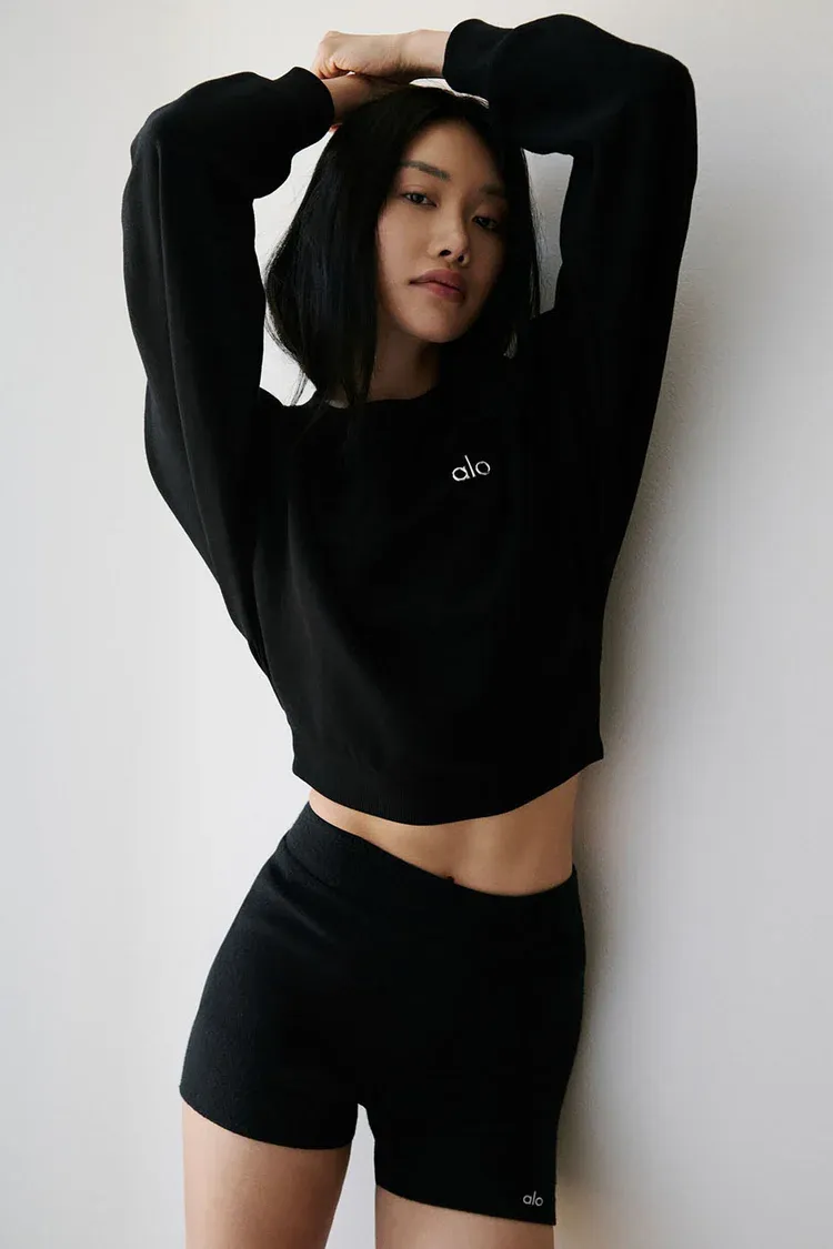 Moletom Cropped Accolade Crewneck